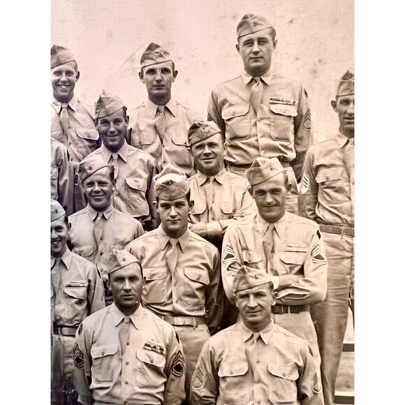 WWII Photo-Co A 10th Infantry-Camp Campbell Kentucky-1946-Panoramic-Yard Long - Picture 6 of 8